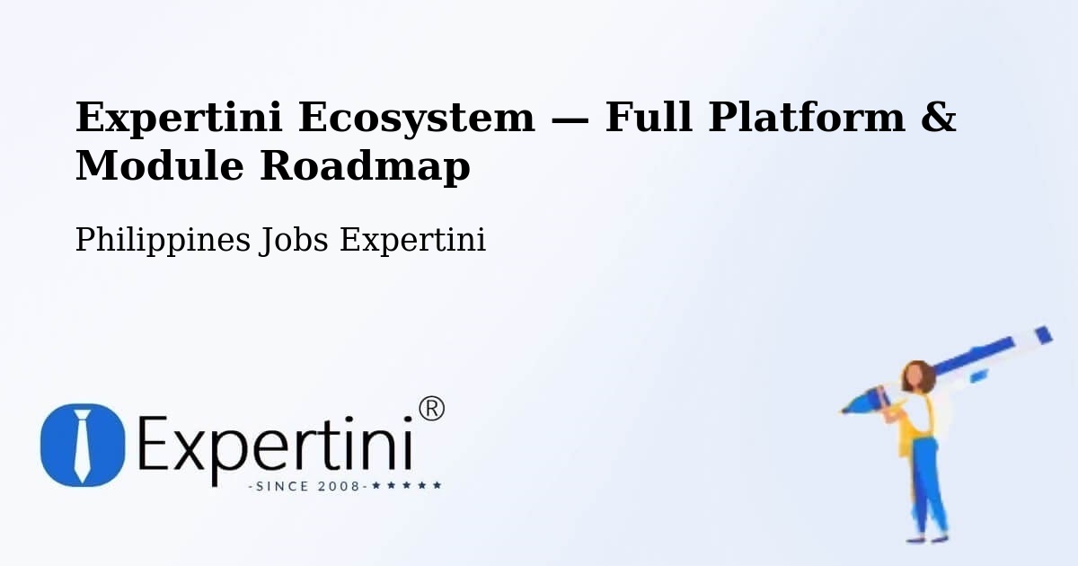 Expertini Ecosystem — Full Platform & Module Roadmap – Bugo